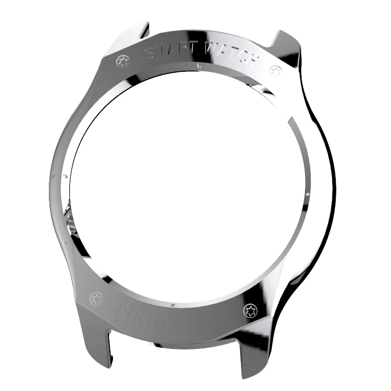 silver only cover Для ticwatch 2 Чехол SIKAI Твердый защитный чехол Красочный легкий корпус ПК - Цвет: silver only cover