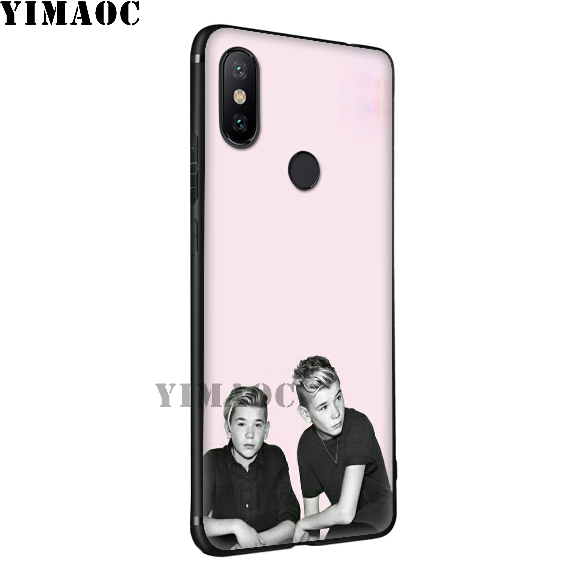 Мягкий силиконовый чехол YIMAOC с логотипом Маркуса и мартинуса для Xiaomi Redmi 7A Note 7 6 6A 5
