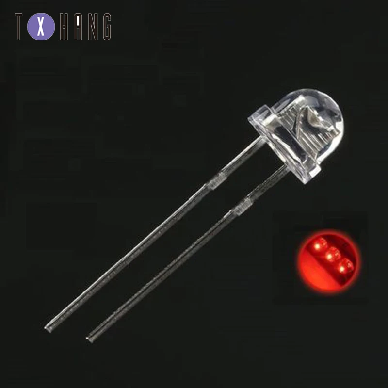 50PCS Red 50/100 шт 5 мм соломенная шляпа розовый/зеленый/синий/красный/белый/желтый/оранжевый прозрачный СВЕТОДИОДНЫЙ диоды для подавления переходных скачков напряжения Светильник лампы красочный - Цвет: 50PCS Red