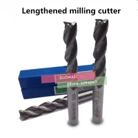 5pcs 3 08 0mm 3 flute hss extended aluminium end mill cutter cnc bit milling machinery tools cutting tools 3f 345678