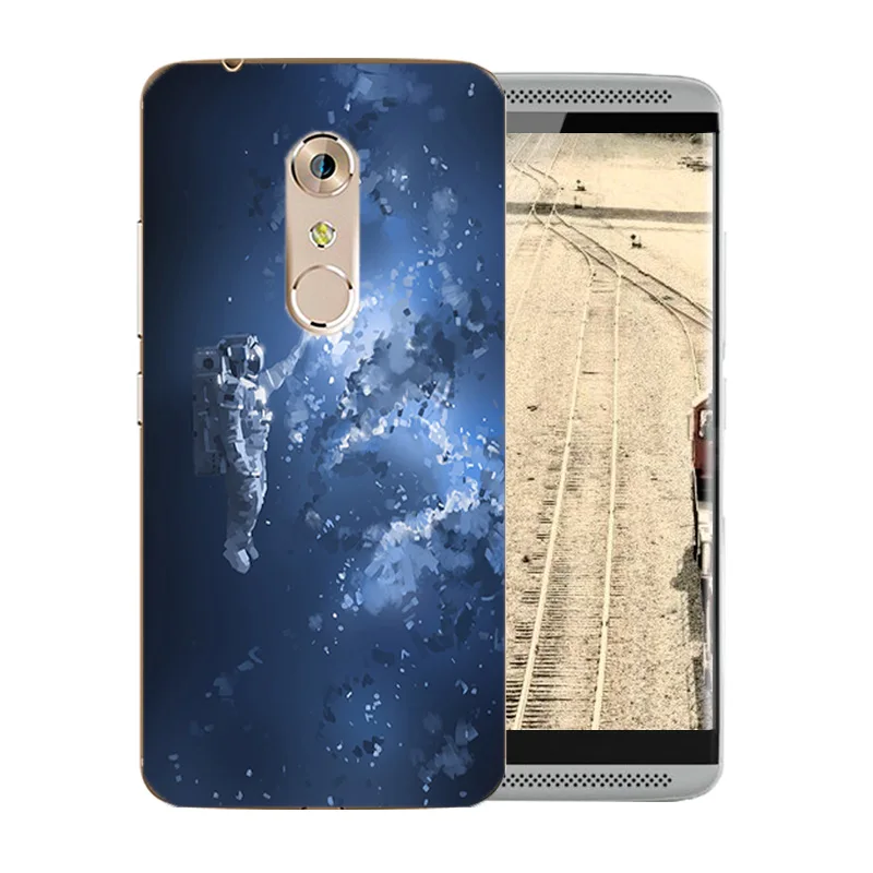 5.2-дюймовый чехол для телефона ZTE Axon 7 Mini прозрачный мягкий силиконовый чехол с мотивом космического мира тонкий 7Mini роскошная фунда.