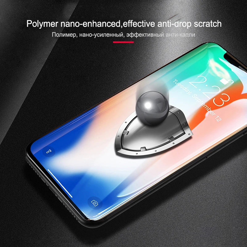 5D стекло для iPhone X XS Max Защитная пленка экрана из закаленного стекла Apple XR 2018