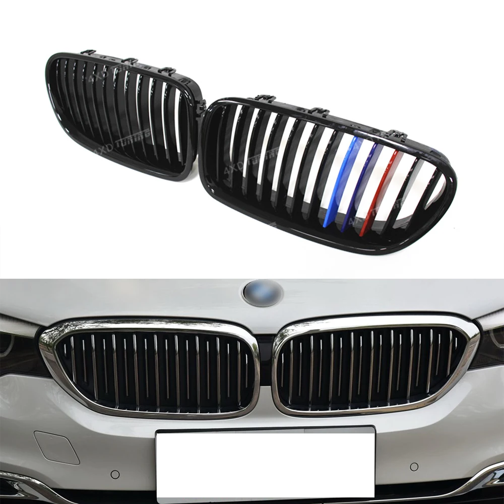 F10 решетка глянцевый черный для BMW M5 F07 GT углеродное волокно и пластик передний