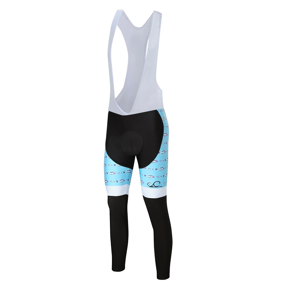 bib pants CYCEARTH с подкладкой из ткани coolmax гель зимние термальные длинные велосипедные комбинезоны флисовые MTB велосипедные гонки нагрудник шорты - Цвет: bib pants