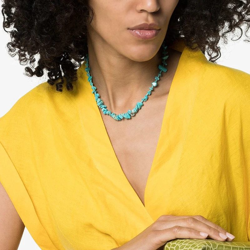 Оптовая продажа богемные женские бусы из натурального камня красного