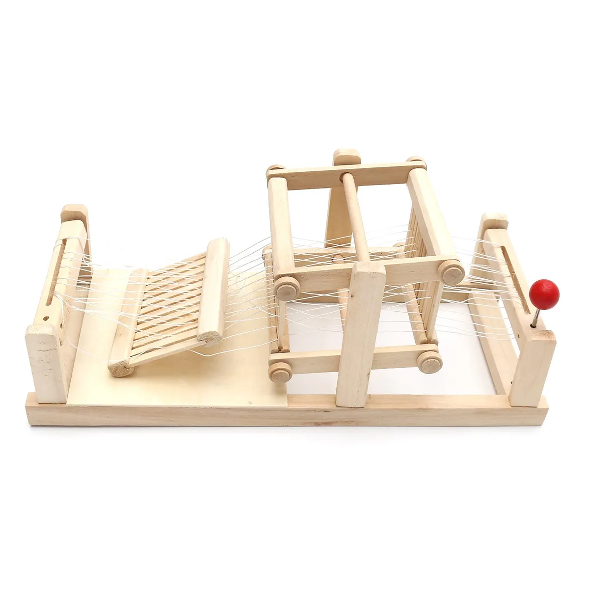 Китайский традиционный деревянный ткацкий станок для стола Модель ручной работы