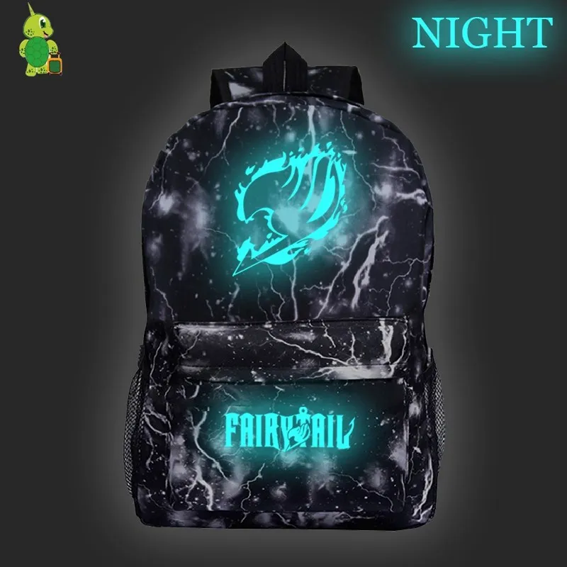 16 Mochila рюкзак "Хвост Феи" Аниме повседневные дорожные сумки через плечо школьные сумки для подростков женщин мужчин рюкзак для ноутбука детские сумки для книг - Цвет: 16