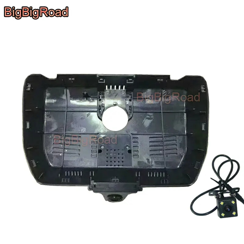 BigBigRoad для aval H6 автомобильный wifi DVR видеорегистратор DashCam FHD 1080P Автомобильная фронтальная камера - Название цвета: Dual Camera