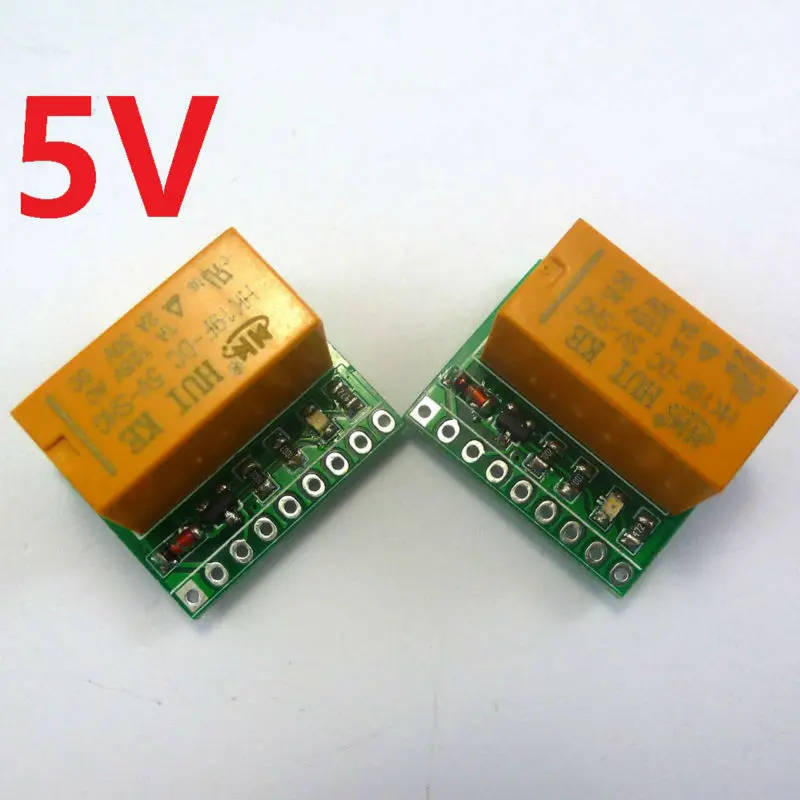 DR21B01 * 2 2x Ультра маленький светильник 5 в постоянного тока 1 канальный DPDT релейный