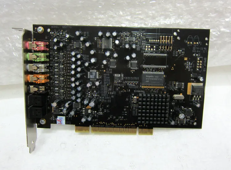 Оригинальная разборка, для креативной X-Fi Xtreme Music SB0770 7,1 Звуковая карта волоконная звуковая карта, хорошая работа