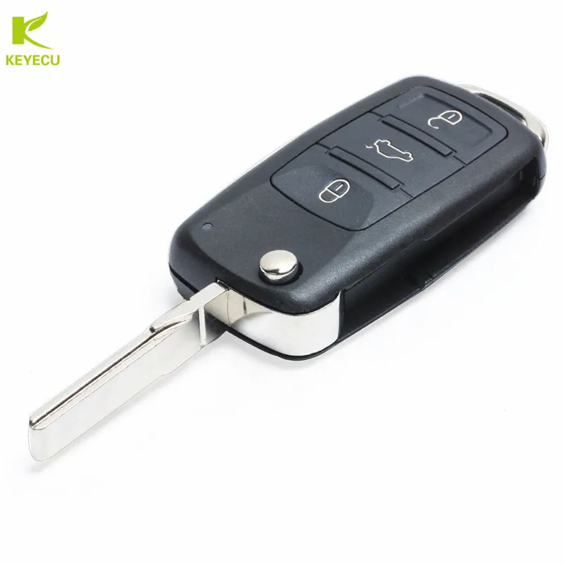 Запасной дистанционный ключ брелок KEYECU 315 МГц ID46 для Volkswagen 2003 2010 Phaeton Touareg KR55WK45022