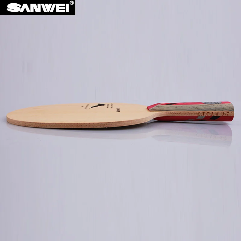 Sanwei J-7 Defense(J7, 7 слоев даже дерево, светильник вес, DEF) ракетка для настольного тенниса ракетка для Пинг-Понга Летучая Мышь