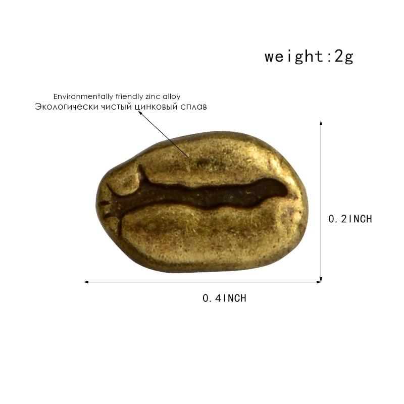 4 шт./компл. кофе в зернах эспрессо Pin Кофе чайник значки Броши Булавки на лацкан