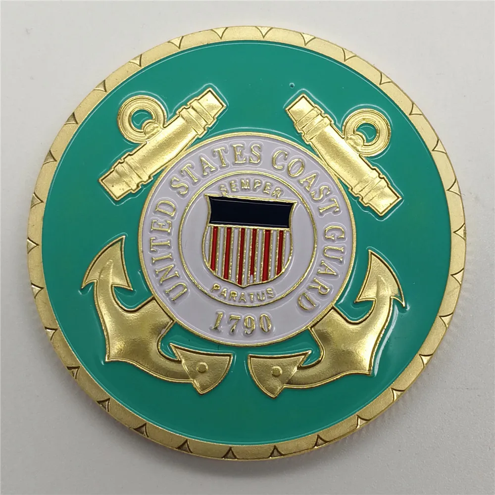Соединенные Штаты береговая охрана вызов коллекция монет подарки сувенирные