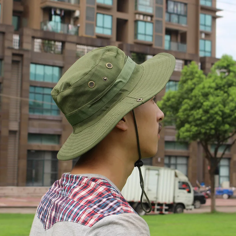 AOTU камуфляжная шляпа для Джунглей Кепка пешего туризма кемпинга рыболовная Bonnie