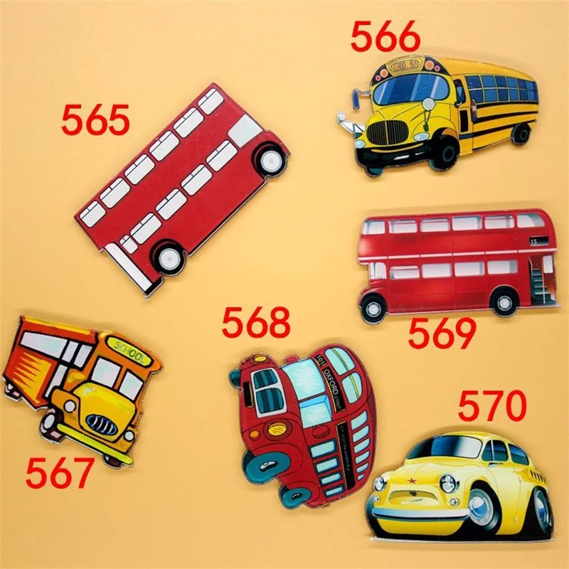 1 шт. мультяшная забавная автобусная брошь Машина Акриловые броши значок Детская