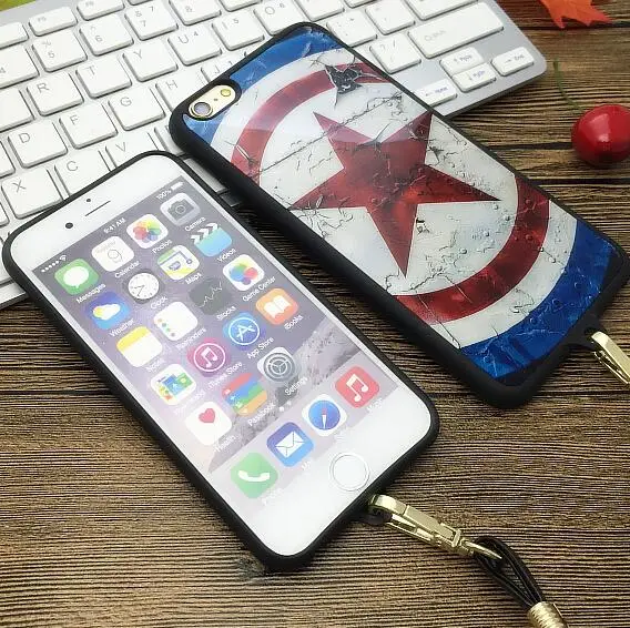 Роскошный Ультратонкий 3d силиконовый чехол для iPhone 5 SE 6 6S Plus 4 Cool man Boy мобильный