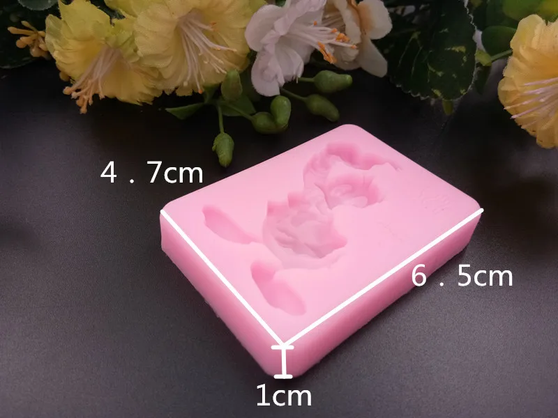 3D мультфильм Дональд Дак Силиконовые помадные формы для украшения