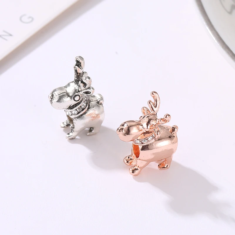 Новый оригинальный Шарм браслет из сплава с изображением розового счастливого