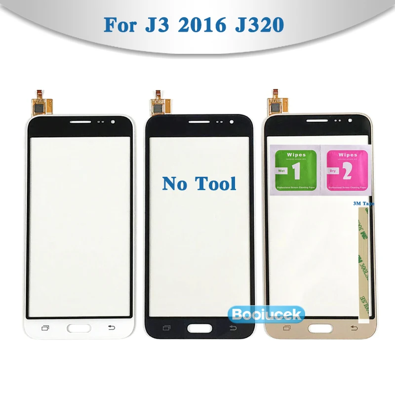Высокое качество 5," для samsung Galaxy J320 J3 J320A J320M J320P J320 сенсорный экран дигитайзер сенсор стекло объектив панель