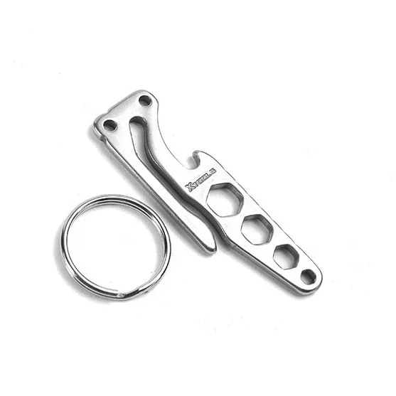 Мини EDC ключ из нержавеющей стали многофункциональный инструмент открывалка для