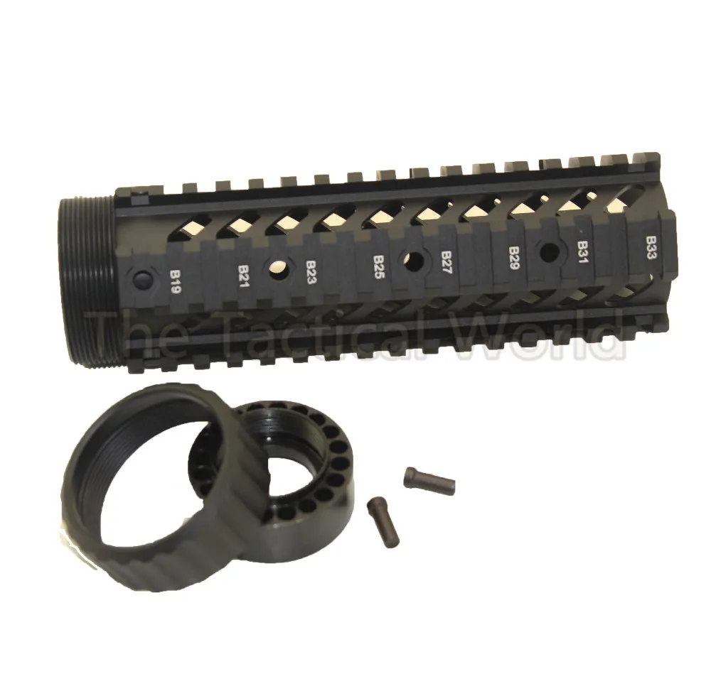 Тактический страйкбол 7 ''дюйма AR-15 M16 M4 трубчатое цевье Quad Rail Heavy Duty Защита для рук AR. 223/5. 56 RAS Принадлежности для охоты