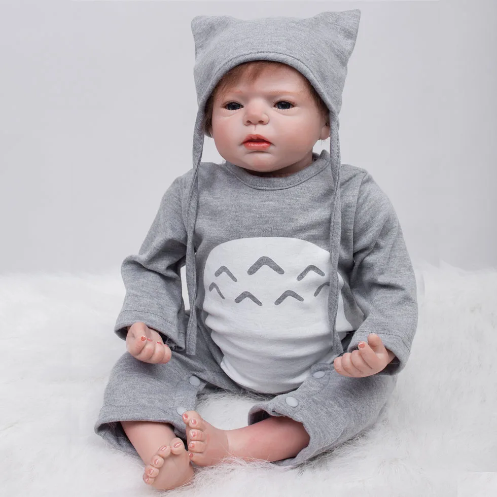 OtardDolls Bebe Reborn 22 дюйма 55 см мягкий силиконовый винил Reborn Baby Doll игрушки реалистичные детские игрушки на день рождения Рождественский подарок для девочки