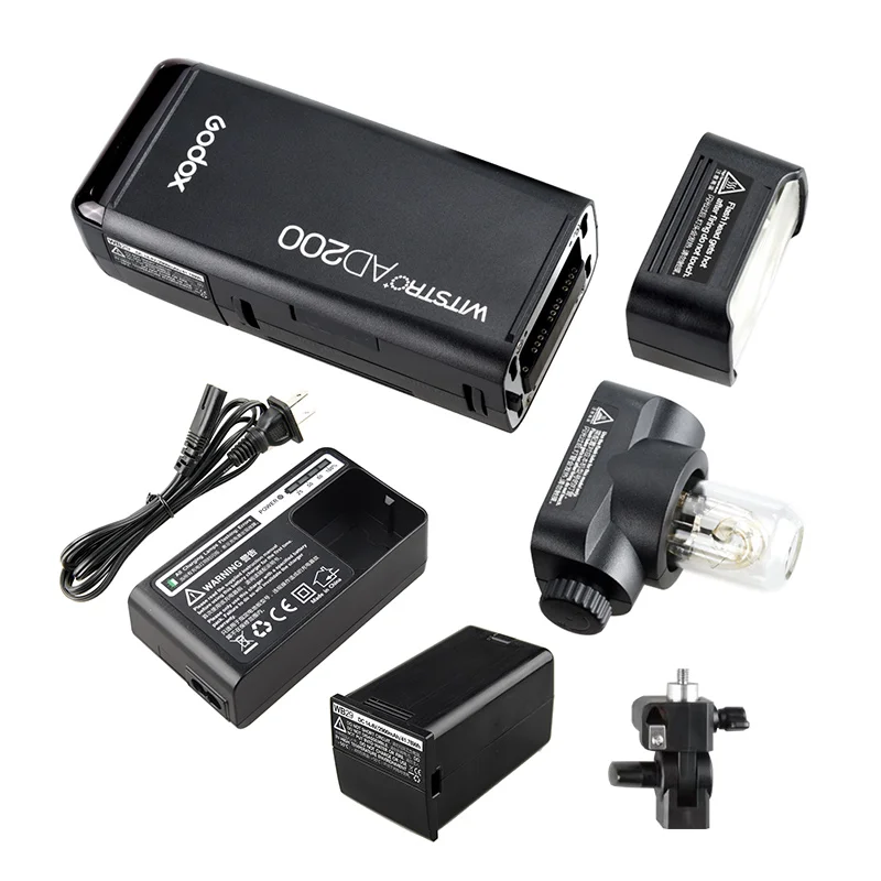 Карманная вспышка Godox AD200 2 4 ГГц 8000 с 2900 Вт мАч|for canon|flash lightgodox ttl |