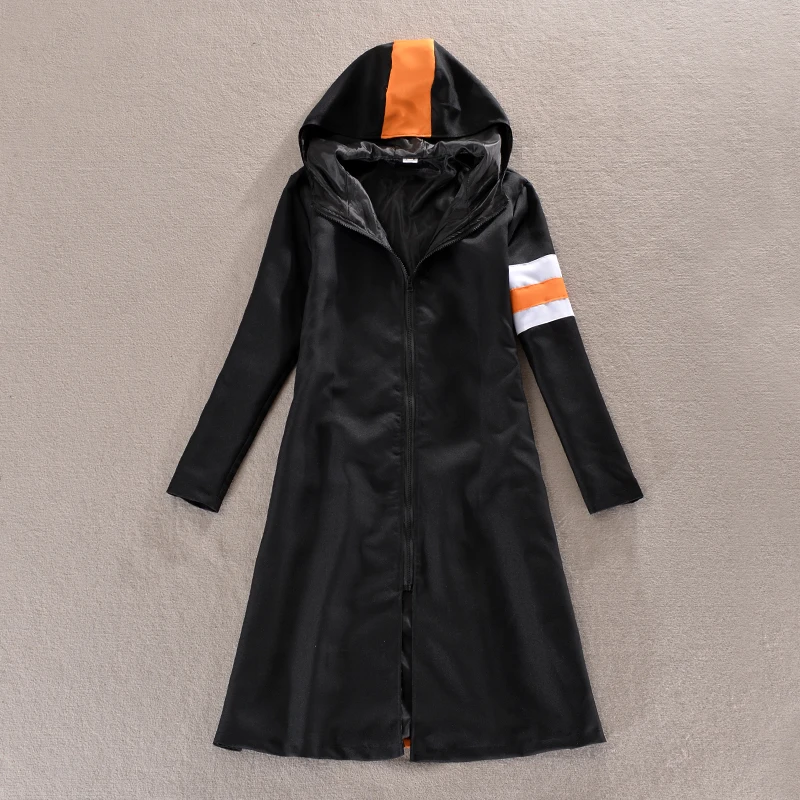 Плащ для косплея Хэллоуина аниме трафлагар Лев три поколения плащ черная длинная