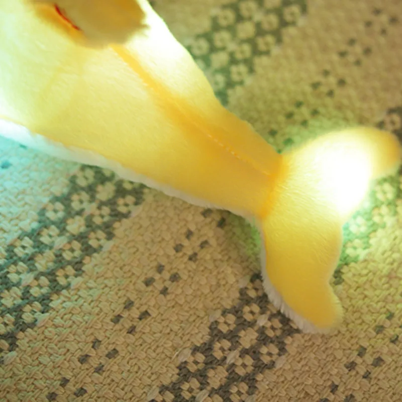 Симпатичная плюшевая игрушка 32 см со светодиодной подсветкой яркая подарок на