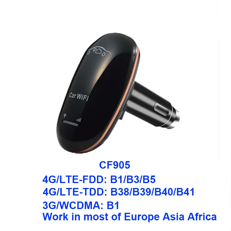 TIANJIE CF901 3g 4G LTE UMTS GSM CarFi 150 Мбит/с Автомобильный WiFi роутер беспроводной ключ с кнопкой питания и слотом для sim-карты - Цвет: CF905