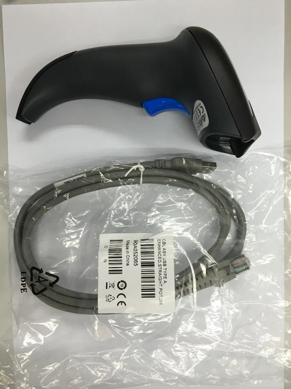 Сканер штрих-кодов Datalogic QW2120 сканер QuickScan Lite QW2100 1D USB зеленое пятно Черный USB-кабель