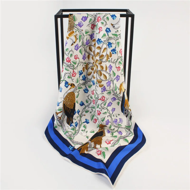 Новинка twill площади Silk шарфы 100% шелк тутового женские высокого качества ткань