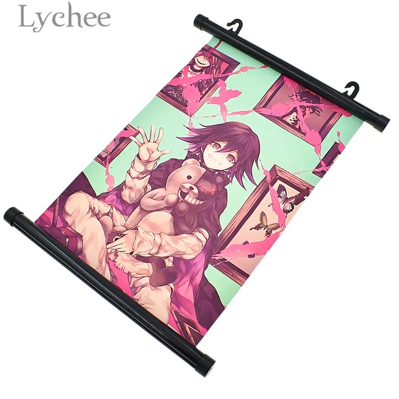 Личи аниме Danganronpa V3 свиток Живопись Мультфильм Настенные подвесные плакаты Картина гостиная украшение дома коллекция фанатов