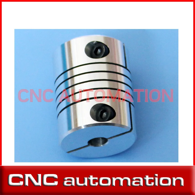 2 шт. алюминиевые гибкие муфты для шагового двигателя CNC D25 L30 5 6 35 8 10 12 7 мм 1/2 дюйма