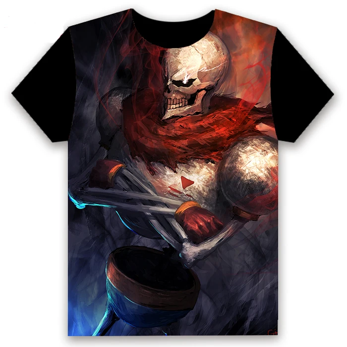 Модная мужская футболка аниме Undertale Sans Frisk Чара Папирус игра Косплей короткий рукав Повседневная унисекс черная футболка на заказ