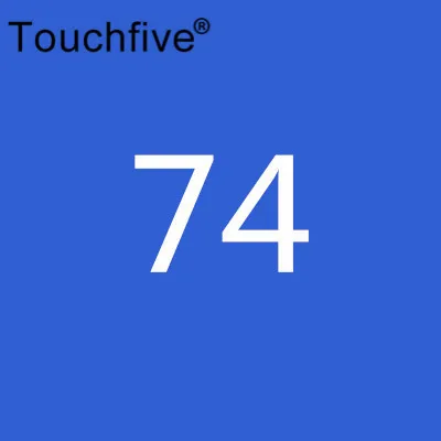 74 TOUCHFIVE опционально цвет соответствия искусство маркеры Кисть ручка эскиз на спиртовой основе маркеры двойная головка манга ручки для рисования товары для рукоделия - Цвет: 74