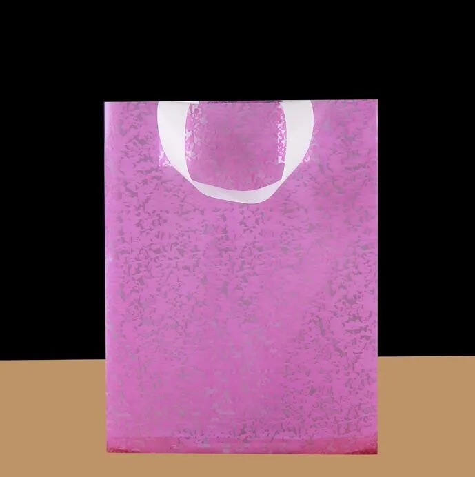 

43x51cm Large Plastic Lace Packing Bag With Handle Large Gift Bag Plastic Jewelry Pouches Bag Plastic Underwear bag