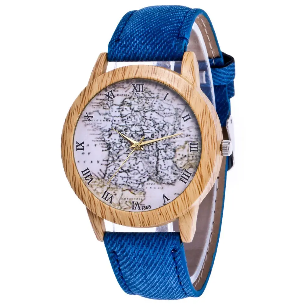 Новый модный дизайн кожаный ремешок аналог кварцевый сплав наручные часы