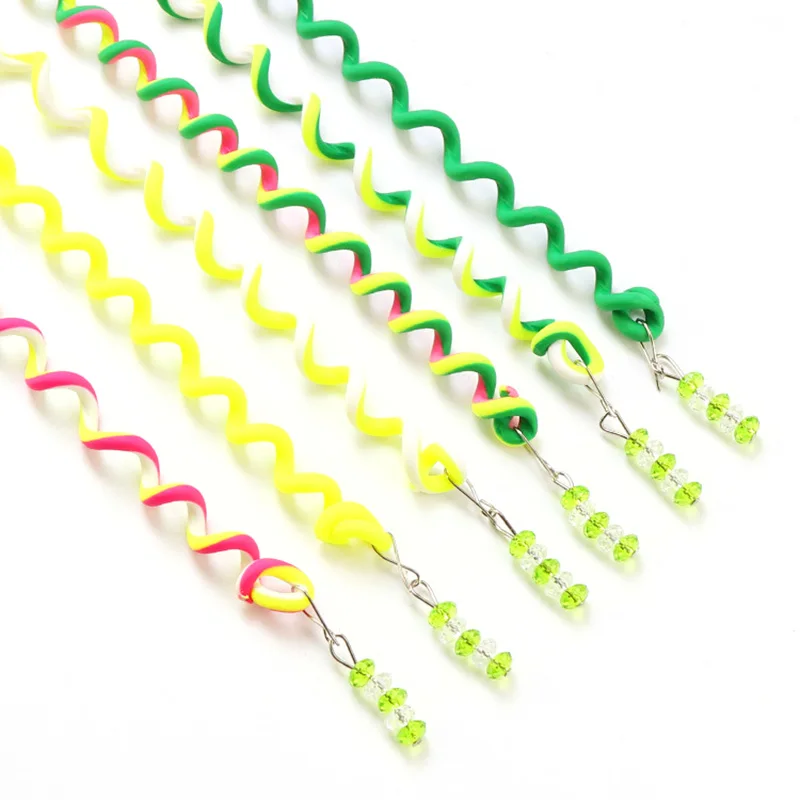Green 6 шт./партия, Детская DIY спираль HairBraid дети составляют волос распространения кольцо инструмент для завивки для маленькой принцессы Головные уборы аксессуары украшения для волос - Цвет: Green