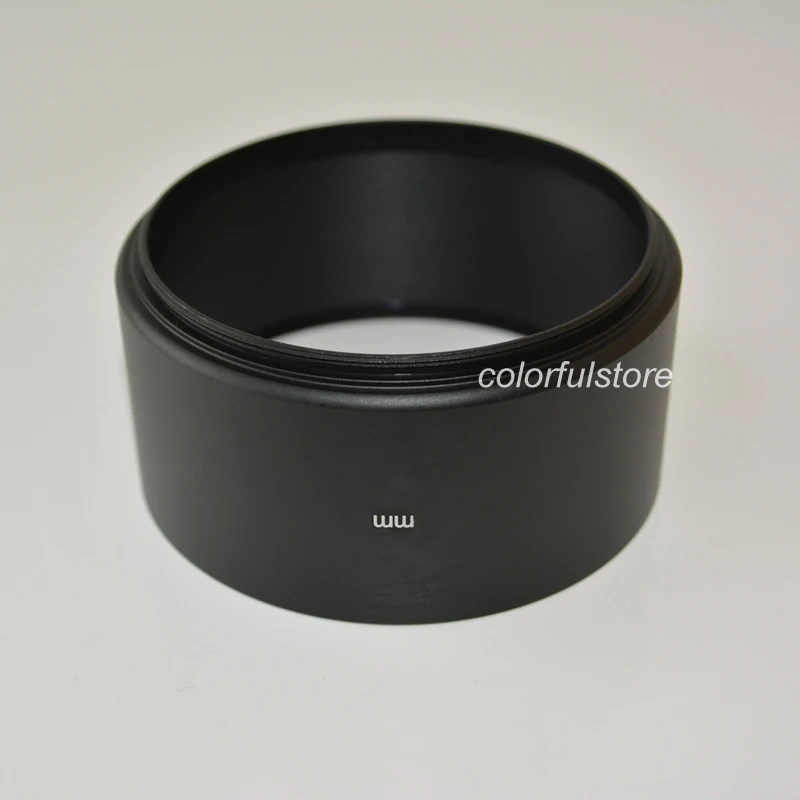 58 мм длинная фокусная длина теле телефото металлическая камера объектив бленда