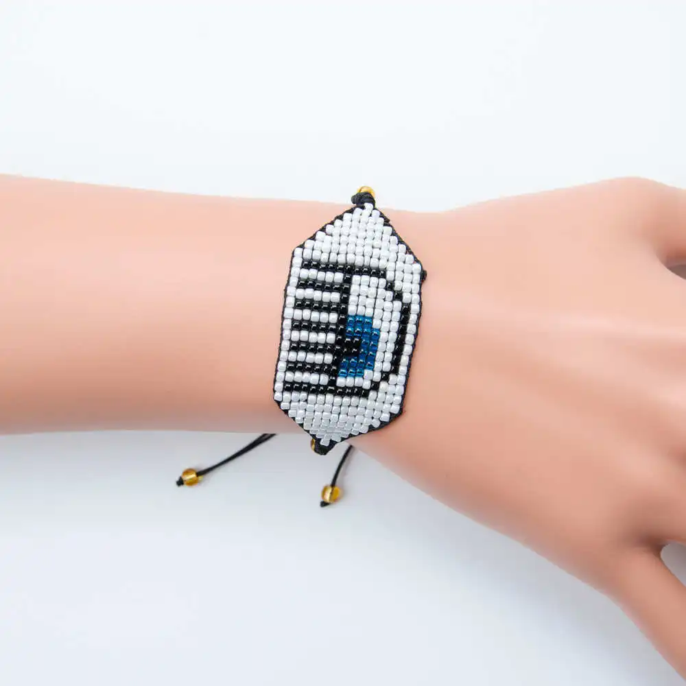 Go2boho MIYUKI браслеты сглаза браслет Pulseira Mujer Mode ручной работы Тканые ювелирные изделия женские черные глаза Delica Miyuki Joyeria