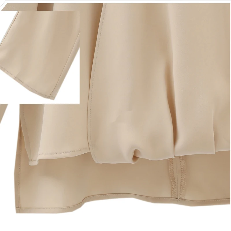 2019 Summer Women Chiffon Blouse Pile Collar Long Sleeve Ladies  Shirts Plus Size Top Female Clothing