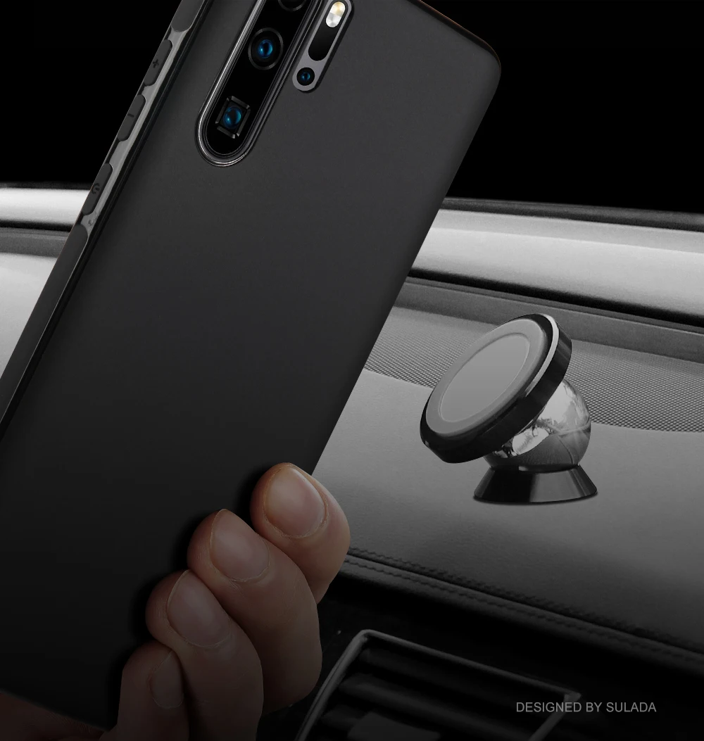 Новинка для Huawei P30/P30Pro магнитный автомобильный держатель чехол Мягкий ТПУ