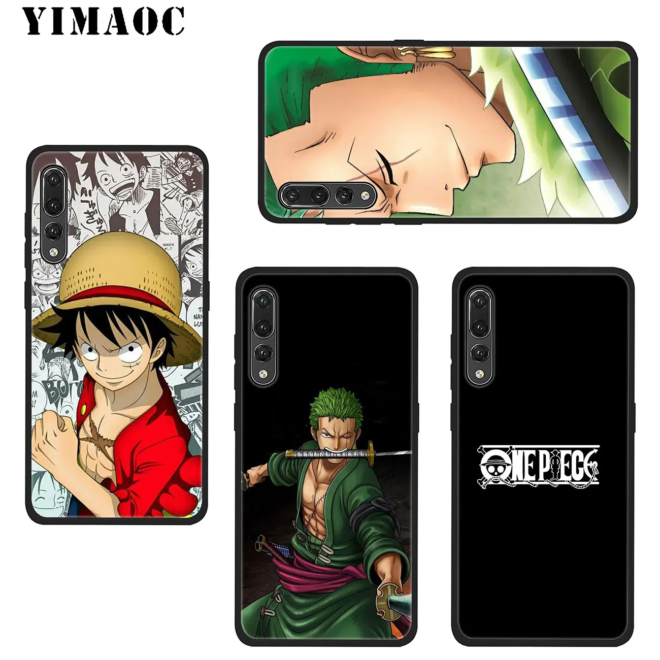 YIMAOC ZORO One Piece Monkey D Luffy Мягкий силиконовый чехол для Huawei P20 Pro P10 P9 P8 Lite Mini 2017 P Smart Z 2019 TPU