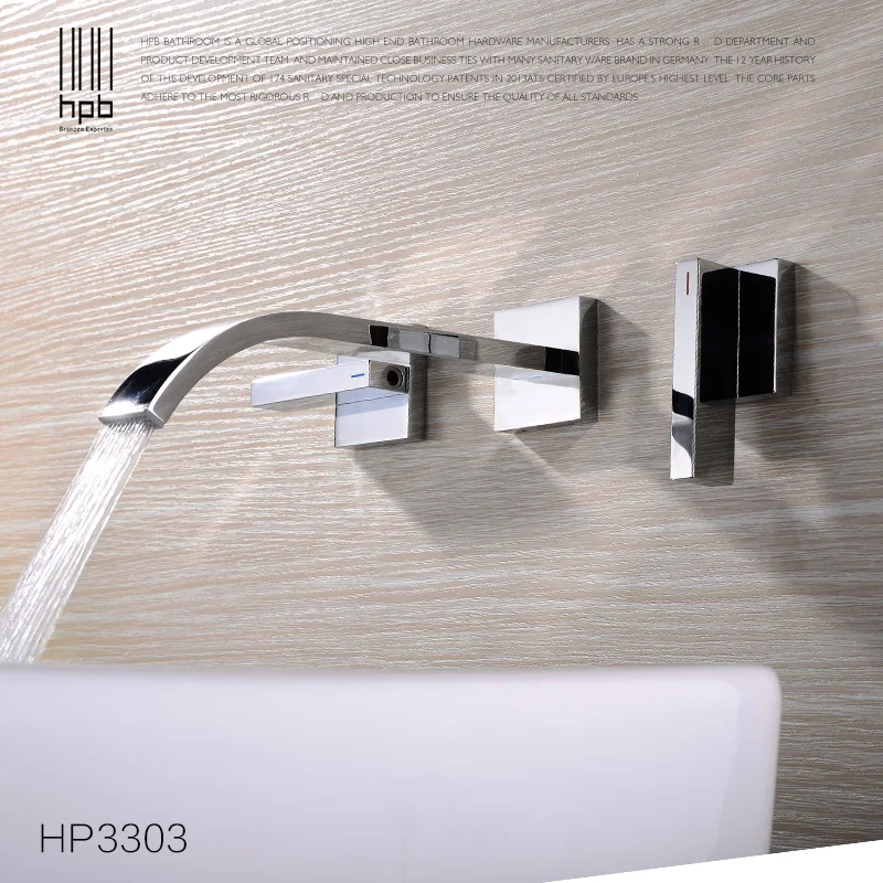 

copper hot wall type flush basin faucet basin wash basin Taiwan Basin Faucet 3303