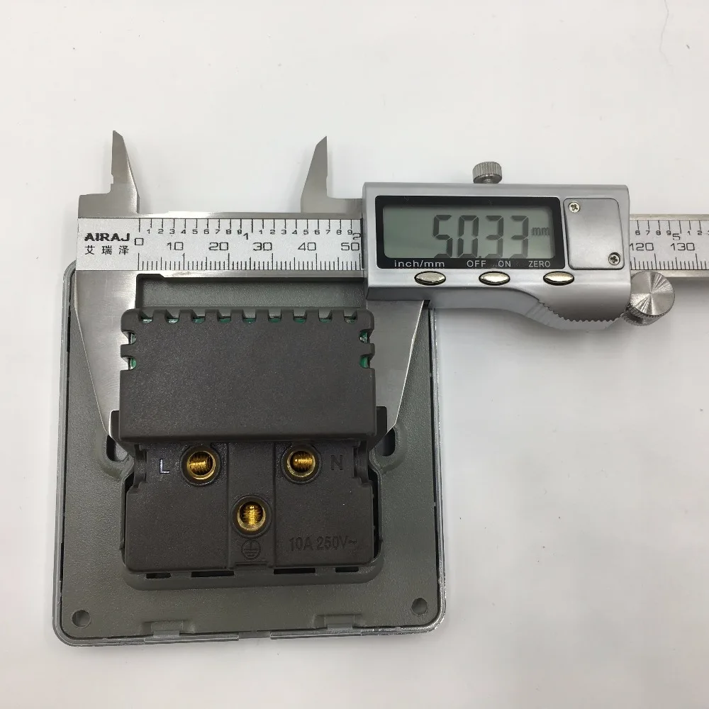 Универсальная совместимость с золотом, AC 110-250 В, двойная USB розетка, электрическое настенное зарядное устройство, док-станция, розетка, розетка, панель розеток