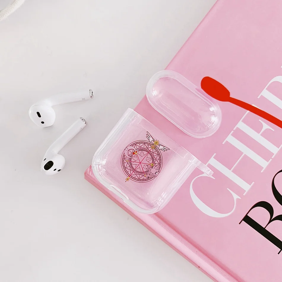 A45 Для Airpods 1:1 чехол TPU силиконовый прозрачный чехол для Airpods2 пылезащитный чехол s защитный Bluetooth беспроводной зарядки милый чехол - Цвет: A45