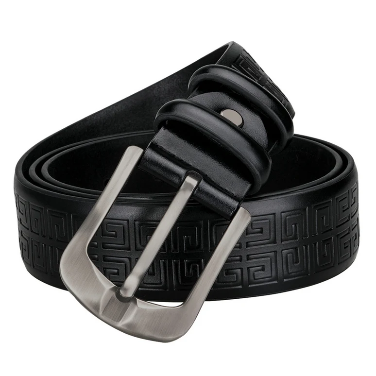 DUBULLE ремни для мужчин из натуральной кожи ремни с пряжкой ремень мужской черный коричневый Роскошный бренд поясной ремень Мужская мода s - Цвет: ZK-0001-A
