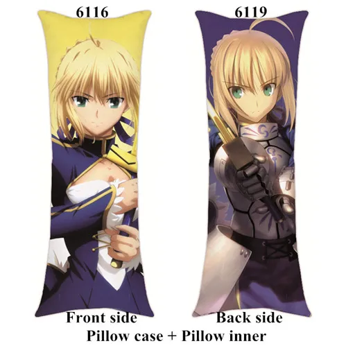 Длинная Подушка Fate Zero hugging включает внутреннюю подушку Altria Pendragon ReZero, Hajimeru Isekai Seikatsu, подушку для тела, настраиваемый подарок - Цвет: pillow